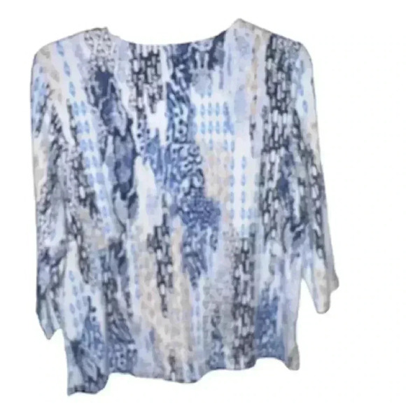 Alford Dunner Patterned Women Blouse size medium petite - Picture 2 of 3